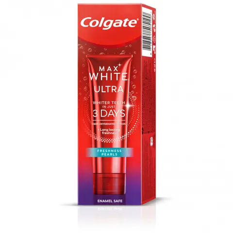 COLGATE MAX WHITE ULTRA Pasta do zębów FRESHNESS PEARLS, 50 ml