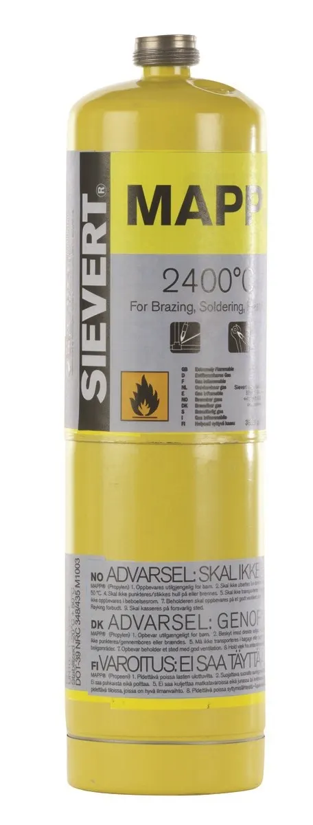 Butla 380g MAPP GAS EU 7/16" do palników SIEVERT 222183