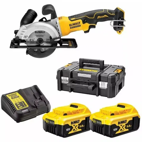 Pilarka tarczowa 18V 115mm 2 × 5,0Ah DCS571P2 DEWALT
