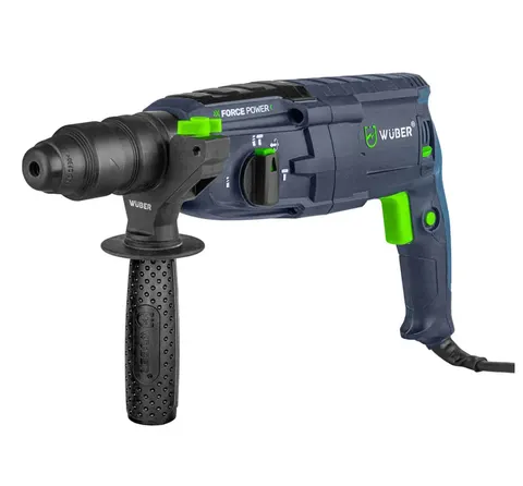 Młotowiertarka SDS+ 4,0J 2500W wymienny uchwyt WUBER + zestaw