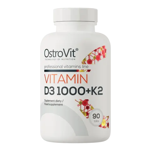OstroVit Witamina D3 1000 IU + K2 (90 tab)
