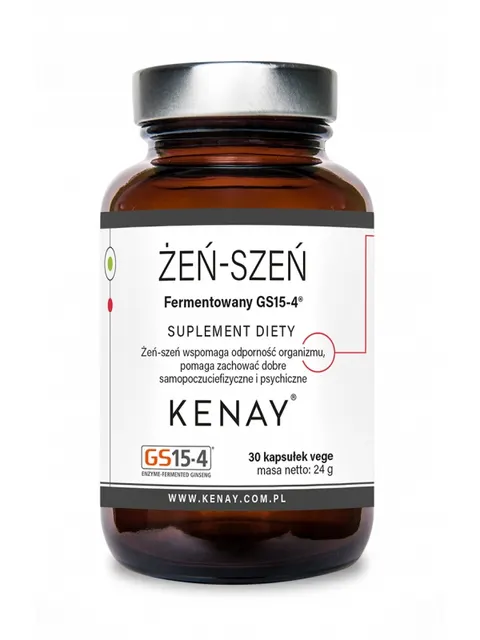 Kenay Żeńszeń fermentowany (30 kap)(data do 31.01.2027)