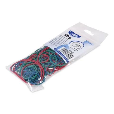 Gumki recepturki mix kolorów 1mm, 2,4,6 50g 64900
