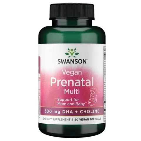 Swanson Prenatal Vegan DHA Cholina (90kap)