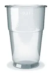 Kubek *95 shake transparentny 300ml a50/16 76103 (SUP)