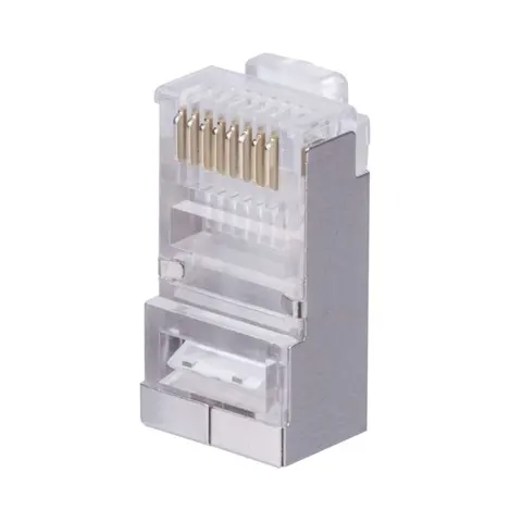 Wtyk teleinformatyczny RJ45 FTP F/UTP kat.6 ekranowany; K0202 EMOS