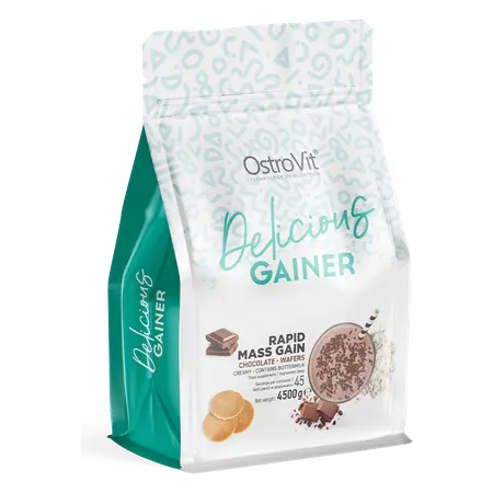 OstroVit Delicious Gainer 4500 g wafelków czekoladowych