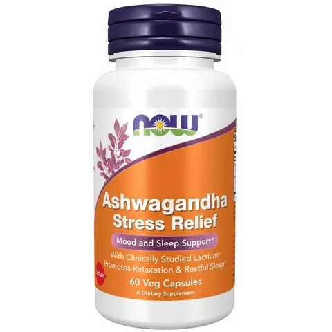 Now Foods Ashwagandha Stress Relief (60 kap)(data do 28.02.2027)