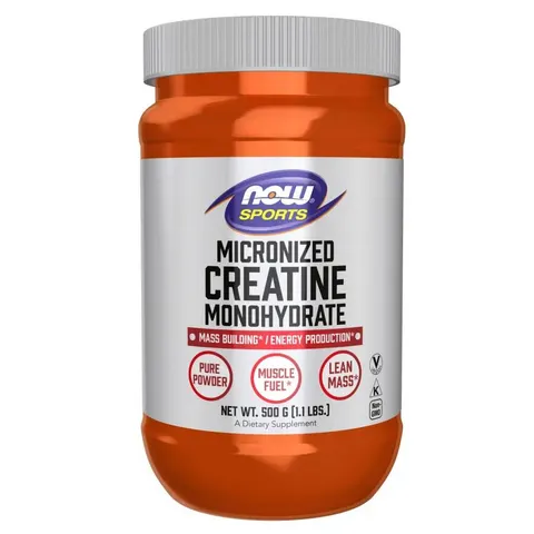 Now Foods Mikronizowany Monohydrat Kreatyny Puder (500 g)