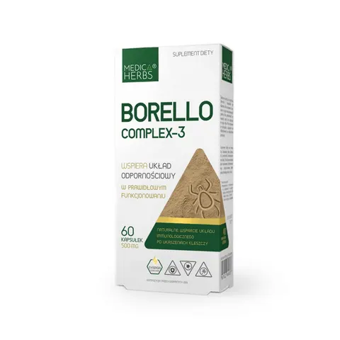 Medica herbs borello complex-3 500mg 60 kapsułek