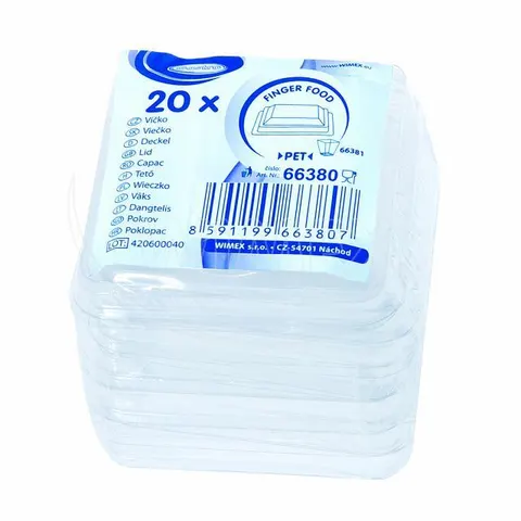 Przykrywka do pojemnika na przekąski piramida 160ml a20 66380 DO 66381
