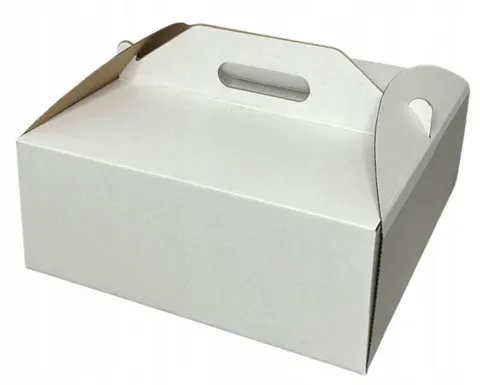 Karton 30x30x12 biały na tort mikrofala a1/25
