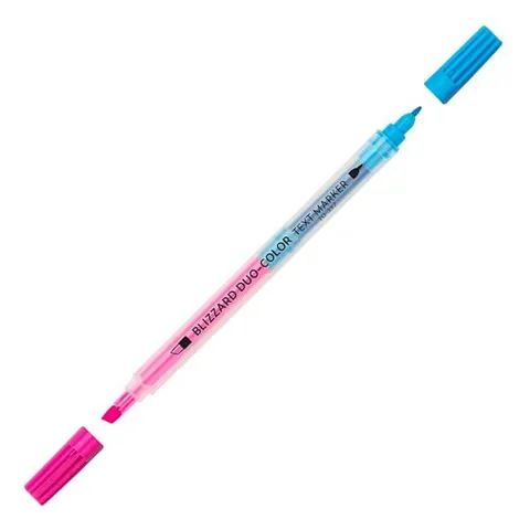 Zakreślacz Toma blizzard duo color różowo-niebieski a1/10