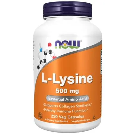 Now Foods L-Lizyna 500 mg (250 kap)