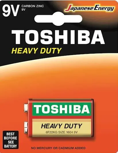 Bateria Toshiba 9V heavy duty a1/10