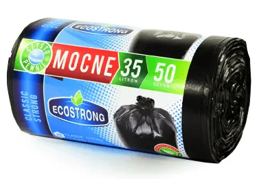 Worki 35l na śmieci czarne HD Sipeko a50/40