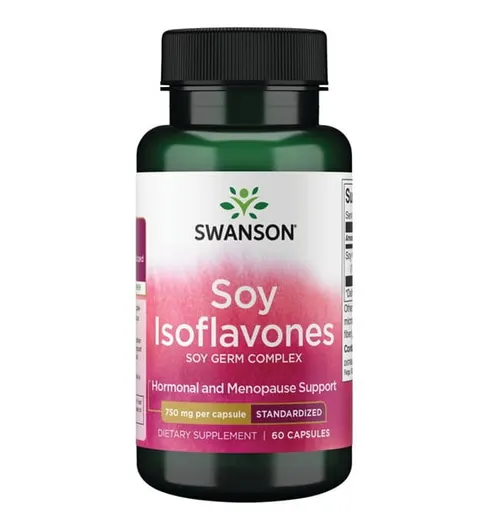 Swanson Izoflawiny sojowe 750mg (60 kap)(data do 31.12.2026)