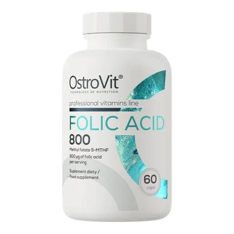 OstroVit Metylofolian Wapnia 5-MTHF (60 kap)