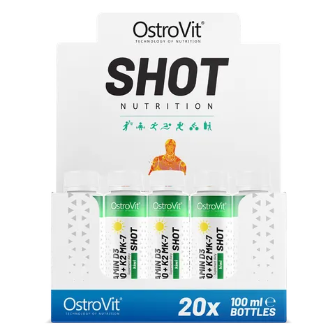 OstroVit Witamina D3 4000 IU + K2 MK-7 Shot (20 x 100 ml)