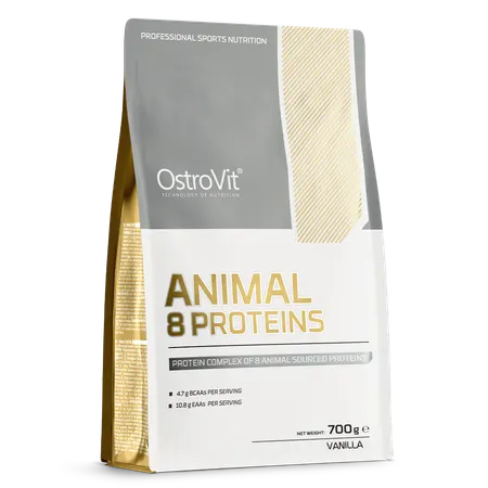 OstroVit Animal 8 Proteins waniliowy(700g)