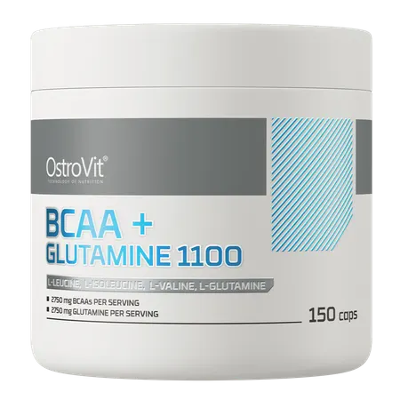 OstroVit BCAA + Glutamina 1100 mg (150 kap)
