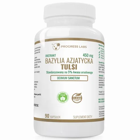 Progress Labs Bazylia Azjatycka 450mg (90kap)
