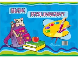 Blok rysunkowy biały A3 Protos