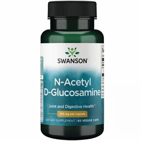 Swanson N-acetylo-D-glukozamina (60kap)(data do 31.12.2026)