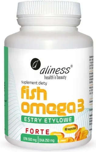 Aliness Fish Omega 3 FORTE Estry 500/250mg (90 kap)