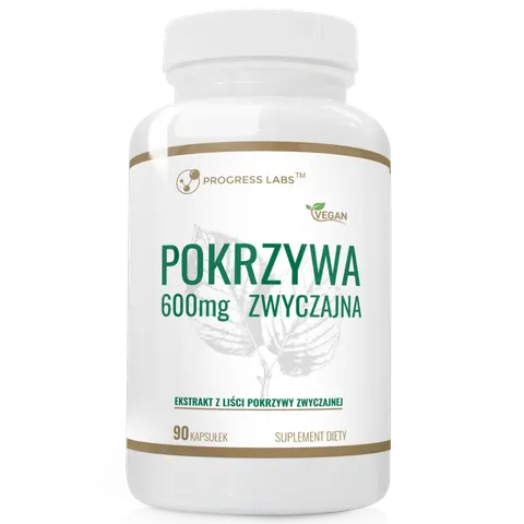 Progress Labs Pokrzywa Zwyczajna Ekstrakt 600 mg (90 kap)
