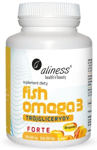 Aliness Fish Omega 3 Forte Trójglicerydy (60 kap)