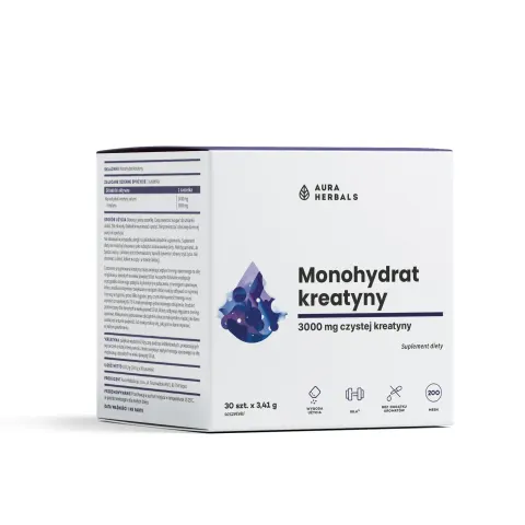 Aura Herbals Monohydrat kreatyny (30 saszetek)