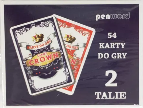 Karty do gry - 2 x talia 54szt w pudełku