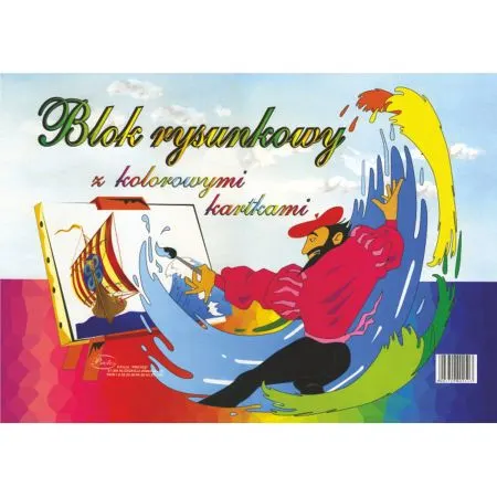 Blok rysunkowy kolorowy A3 16k Protos