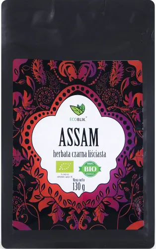 Aliness Herbata ekologiczna czarna liściasta ASSAM (130g)