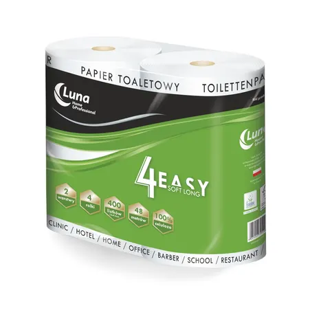 Papier toaletowy Luna 4easy Soft Long 48 m celuloza 2 warstwy a4/10
