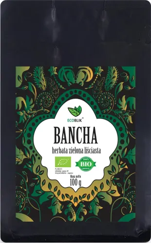 Aliness Ecoblik Herbata BANCHA zielona (100g )
