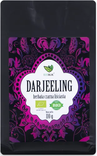 Aliness Herbata ekologiczna czarna liściasta DARJEELING (110g)