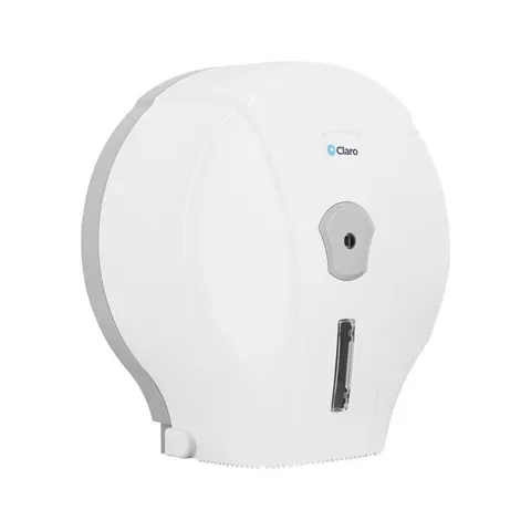 Podajnik papieru toaletowego jumbo Claro FI190, biały a1