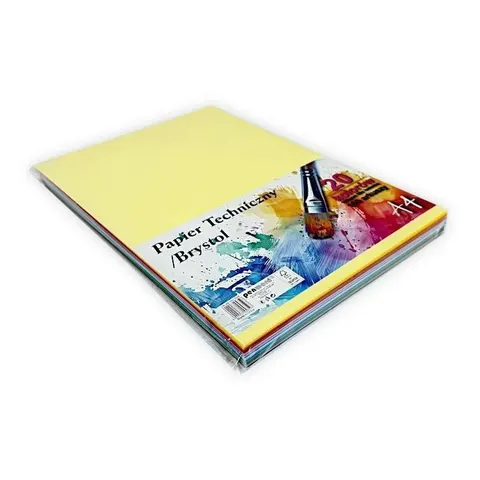 Papier techniczny Penword A4 kolorowy, 100 arkuszy a100