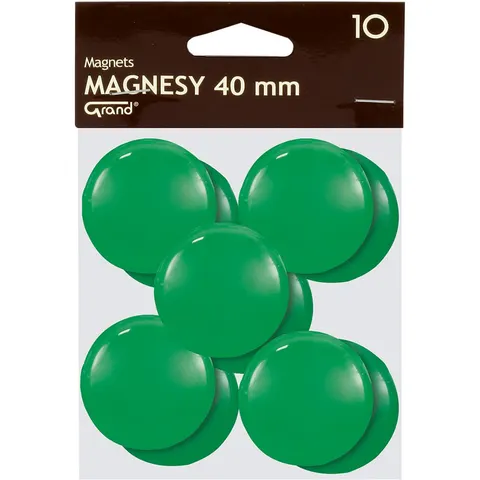 Magnesy Grand 40 mm zielone a10