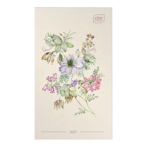 Kalendarzyk kieszonkowy miękka oprawa 64 strony 9x15,5cm Interdruk 2027 a1