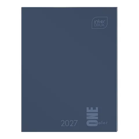 Kalendarzyk kieszonkowy miękka oprawa 64 strony 8x10,5cm one color Interdruk 2027 a1