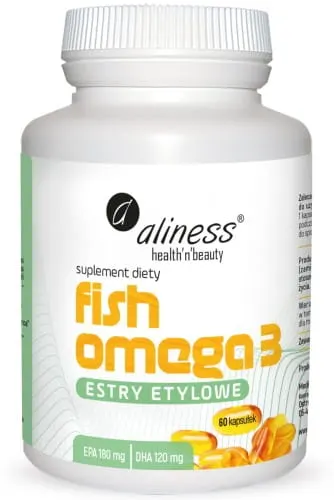 Aliness Fish Omega 3 Estry 180/2120mg (60 kap)
