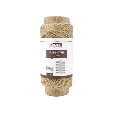Sznurek jutowy na szpuli 1,2 mm x 25 m D.RECT a1