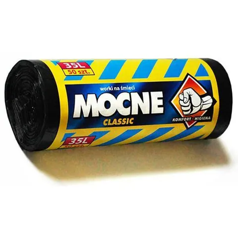 Worki 35 l na śmieci czarne HD Packer