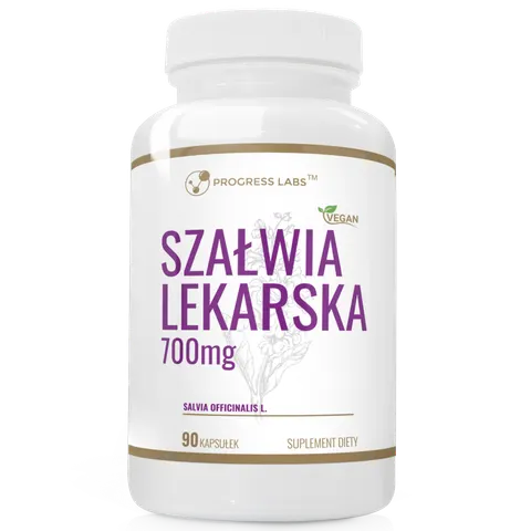 Progress Labs Szałwia Lekarska 700mg (90kap)