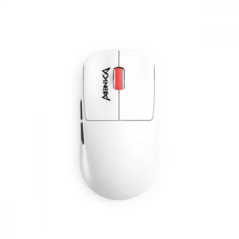 MONKA Mysz gamingowa PRIME bezprzewodowa biała DPI 26000