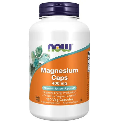 Now Foods Magnesium Caps 400 mg (180 kap)