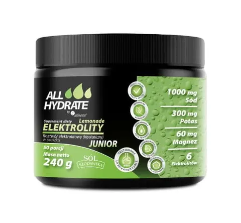 Aliness ALLHydrate Elektrolity JUNIOR Lemonade 240g (50 porcji)